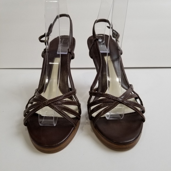 Amanda Smith strappy Heel Sandals Brown Size 8M - Picture 4 of 8